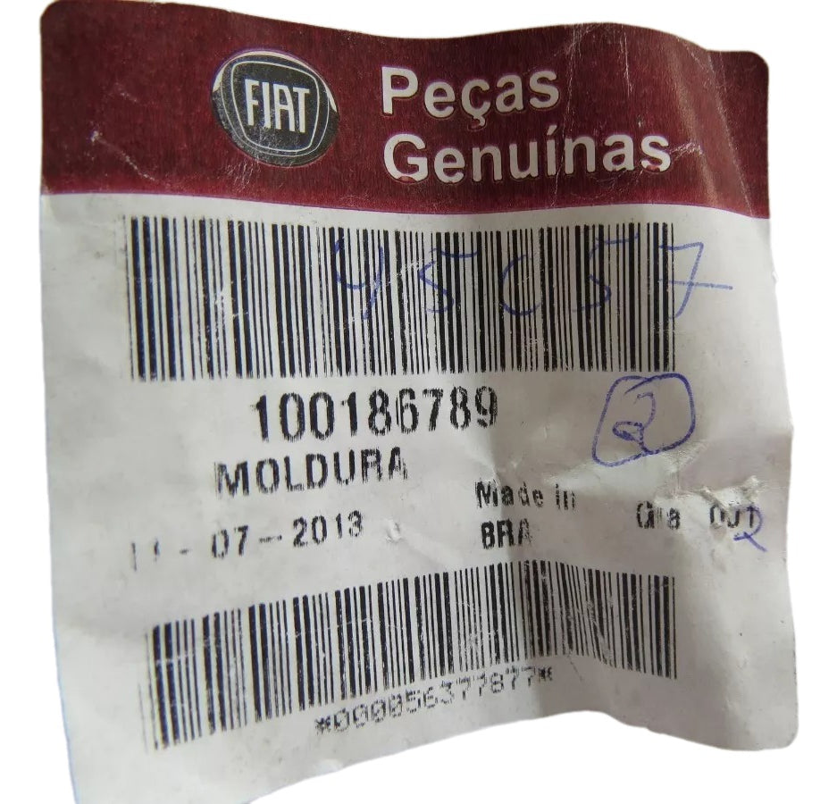 Acabamento Interno Porta Dianteira Lado Esquerdo Uno 2011/2014 Original Fiat 100186789