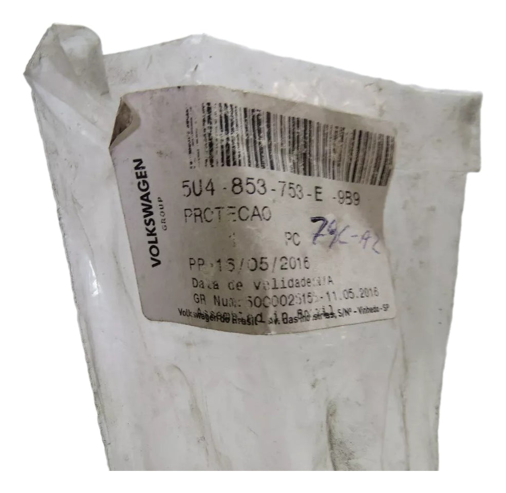 Friso Porta Traseira Lado Esquerdo Gol Voyage 2012/2016 Original Volkswagen 5U4853753E