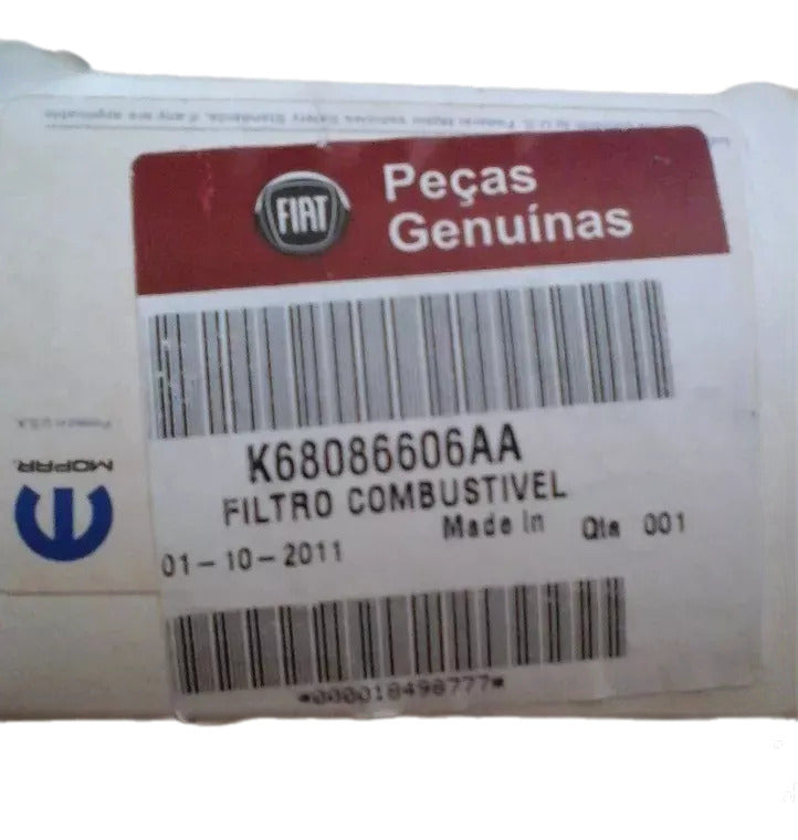 Filtro De Combustível Fiat 500 Argo Cronos Idea Palio Original K68086606AA