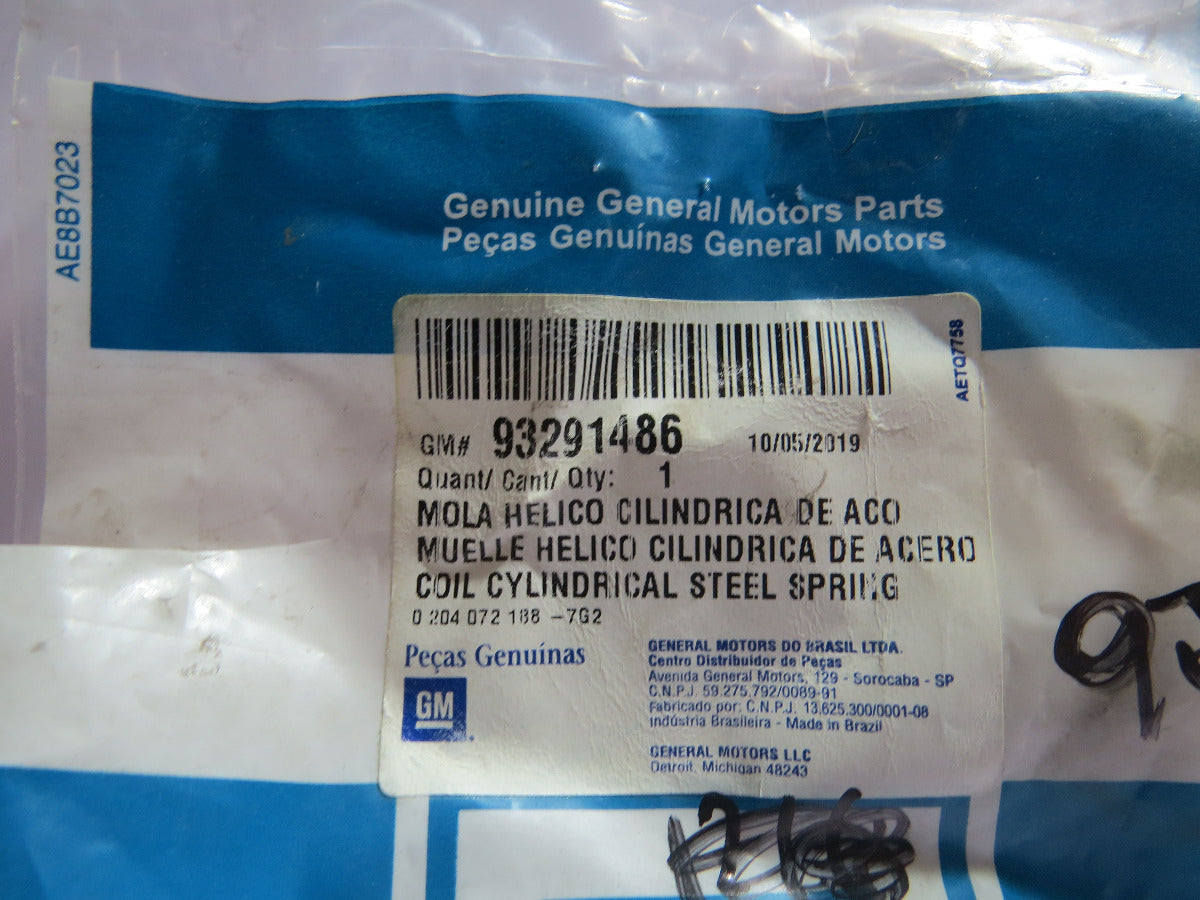 Mola de Retorno da Sapata de Freio Astra Vectra 97/11 Zafira 01/12 Original GM 93291486