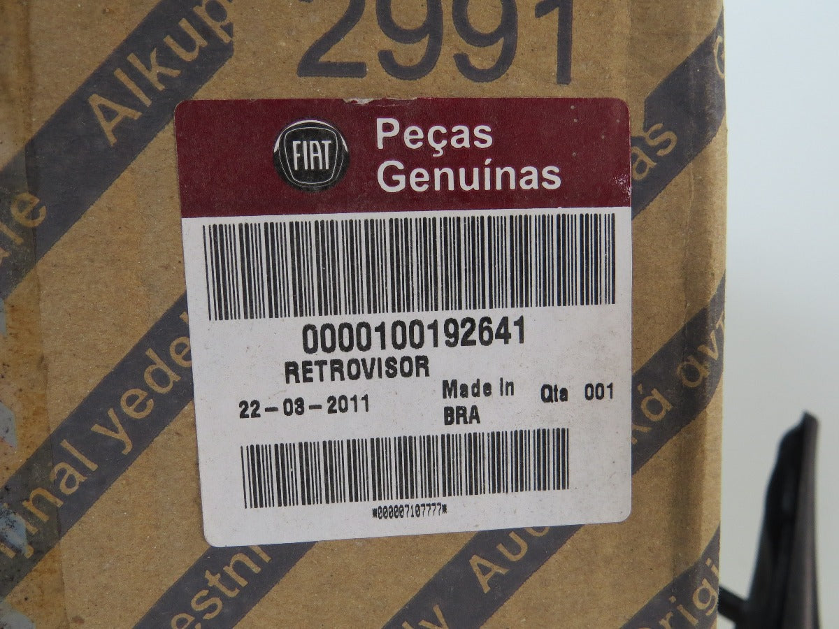 Retrovisor Uno 2004/2013 Lado Esquerdo Novo Original Fiat 100192641
