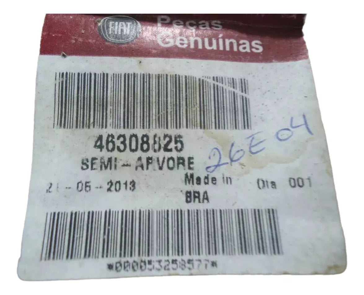 Semi Eixo Direito Novo Uno Uno Furgoneta 2011/2016 Original Fiat 46308825
