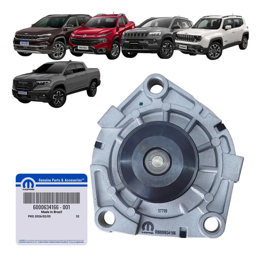 Bomba Água Original Fiat Toro Renegade Compass 2.0 Diesel