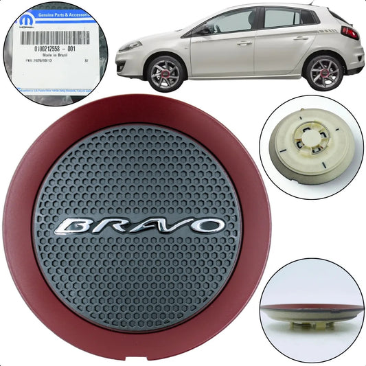 Calota Central Roda Fiat Bravo Sporting 2016 Original Aro 17