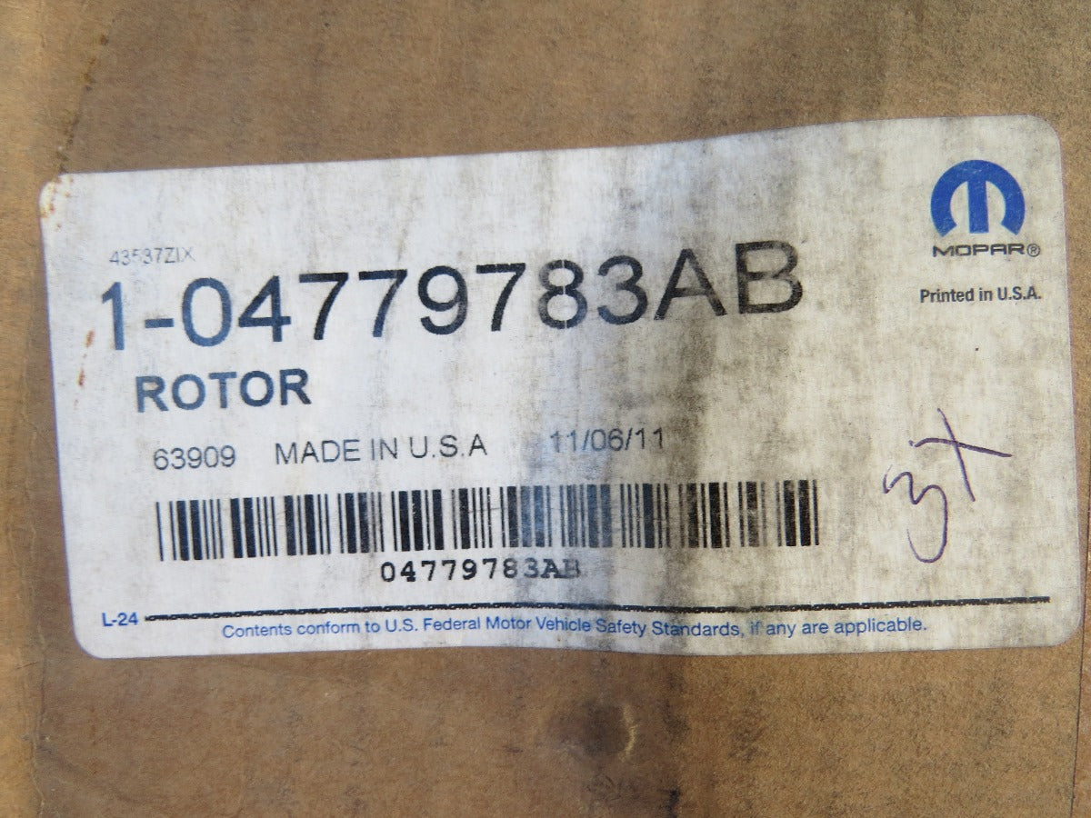 Disco de Freio Dianteiro Ventilado 302mm Freemont Journey 2012/2016 Original Fiat K04779783AB