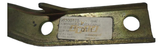 Dobradiça Lado Direito Capô Alfa Romeo 164 1991/1997 Original 96300175