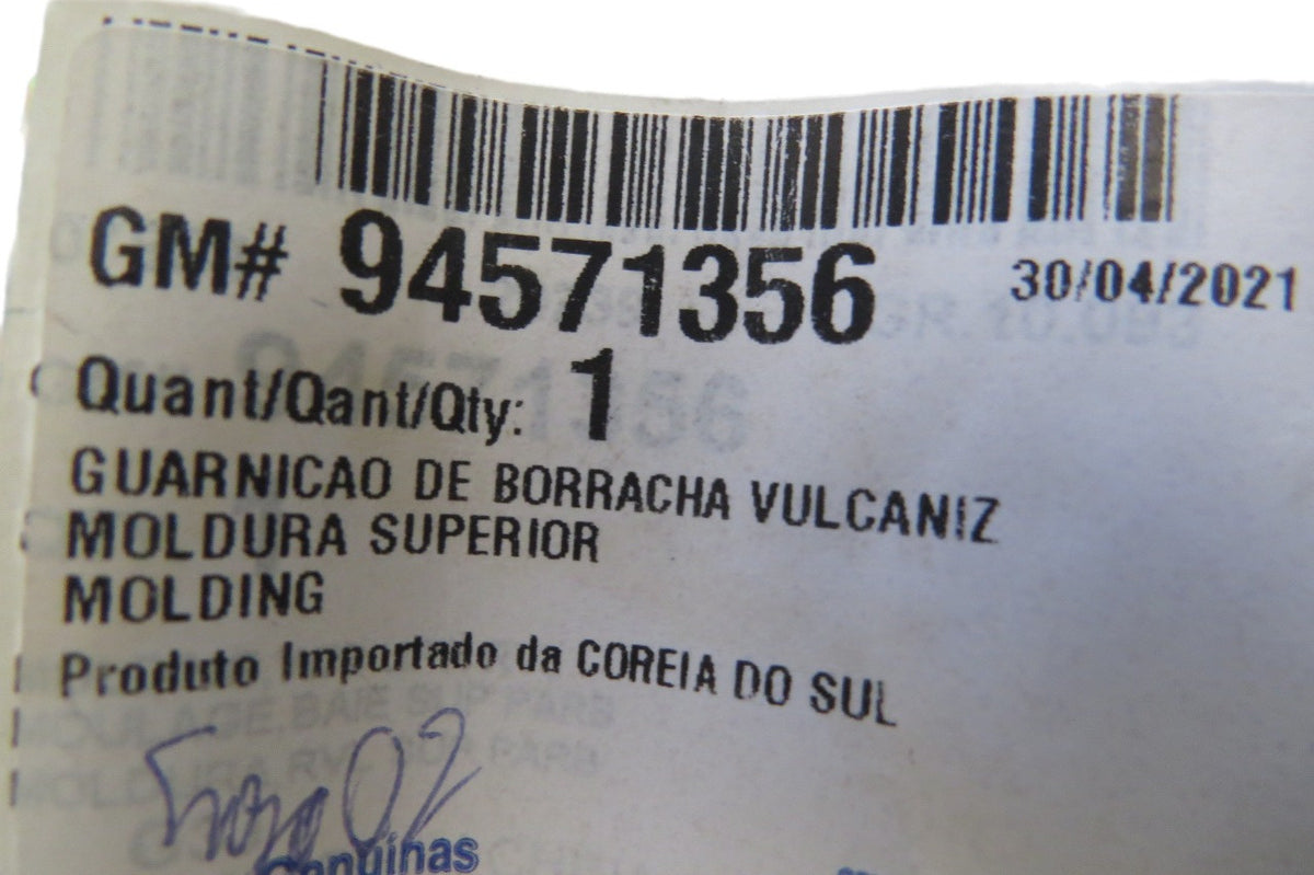 Borracha Moldura Parabrisa Cruze 2012/2016 Original GM 94571356