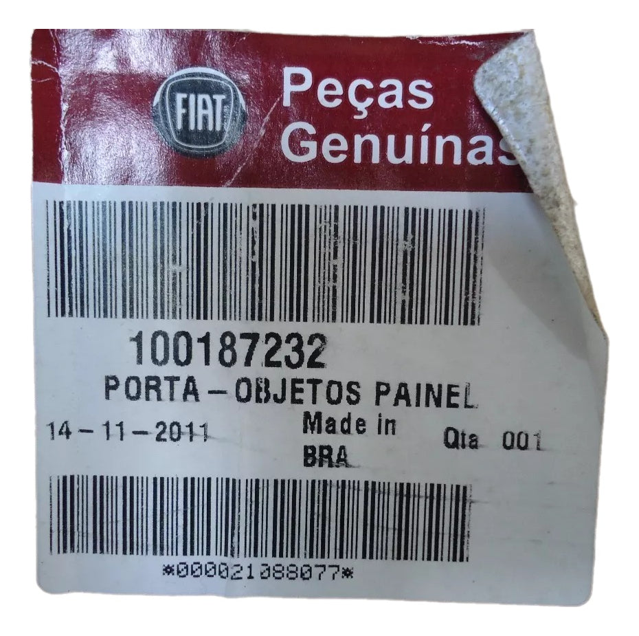 Porta Objetos Painel Idea 2011/2016 Novo Original Fiat 100187232