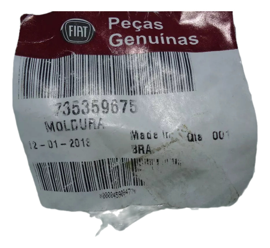 Suporte Moldura Painel Instrumentos Luz Interna Idea 2006/2016 Original Fiat 735359675