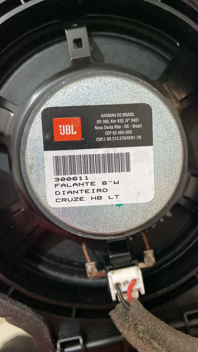 Módulo e Alto-Falantes Som JBL Cruze Hatch/Sedan 2016/2019 Original GM 52142288