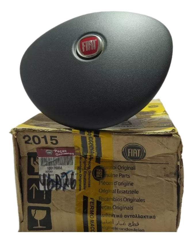 Tampa da Buzina do Volante Fiat Stilo 2008/2011 Original Fiat 100176858