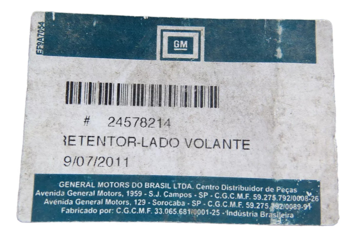 Retentor Traseiro do Volante Motor S10 2.8 MWM 01/11 e Silverado 4.2 MWM 97/01 Original GM 24578214