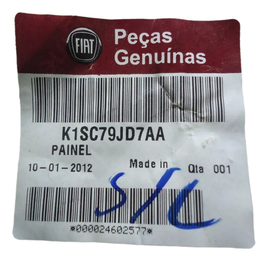 Moldura Acabamento Painel Fiat 500 2010/2018 Novo Original Fiat K1SC79JDAA