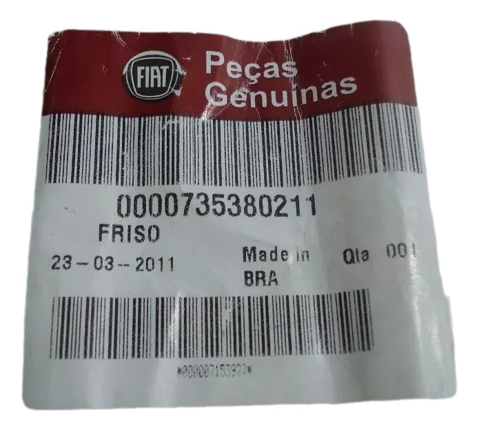 Friso Porta Traseira Esquerda Strada 04/13 Palio 04/17 Original Fiat 735380211