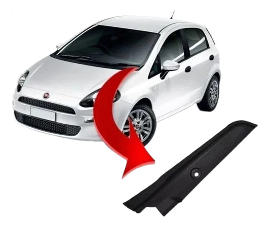 Moldura Acabamento Parabrisa Lado Esquerdo Punto 08/12 Linea 09/14 Original Fiat 735412993