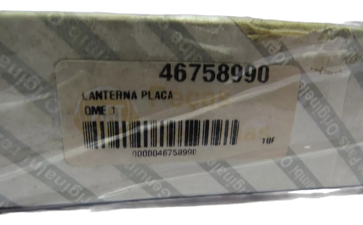 Lanterna de Placa Traseira com Lâmpada Fiat Stilo 2003/2011 Original Fiat 46758990