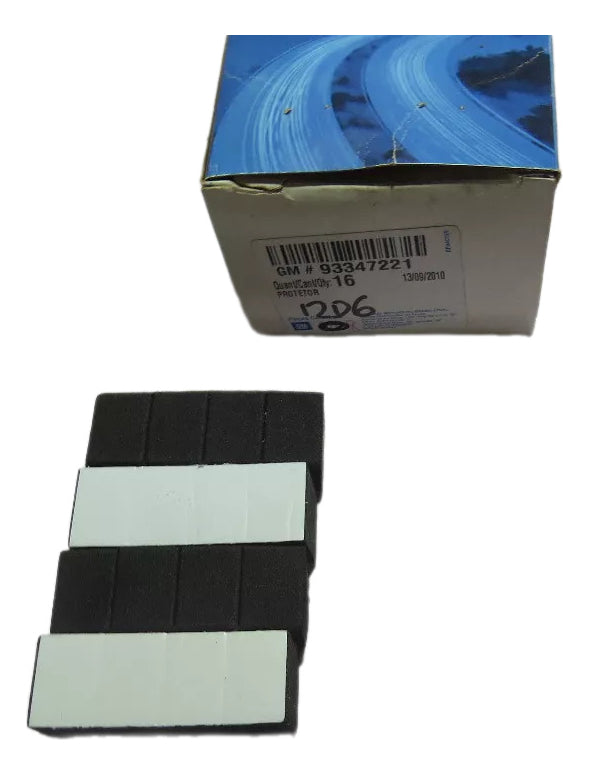 Borracha Isolador Anti Ruído Agile 2010/2014 Original GM 93347221