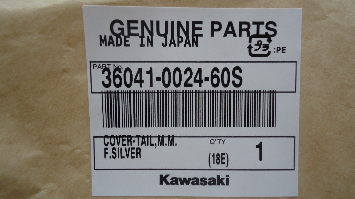 Carenagem Tampa Rabeta Prata Kawasaki ZX10R 2016/2018 Original Kawasaki 36041-0024