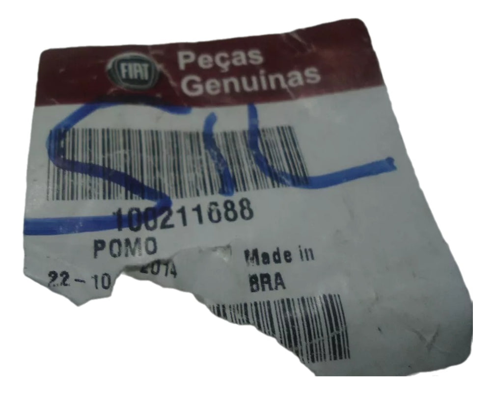 Manopla Banco Dianteiro Lado Esquerdo Grand Siena 2012/2021 Original Fiat 100211688
