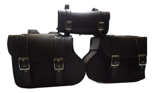 Kit Alforge Marrom Intruder 125/250 Novo com Detalhe Original Suzuki