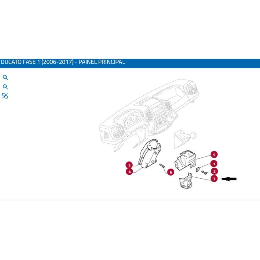 Moldura Acabamento Lateral Esquerda – Fiat Ducato