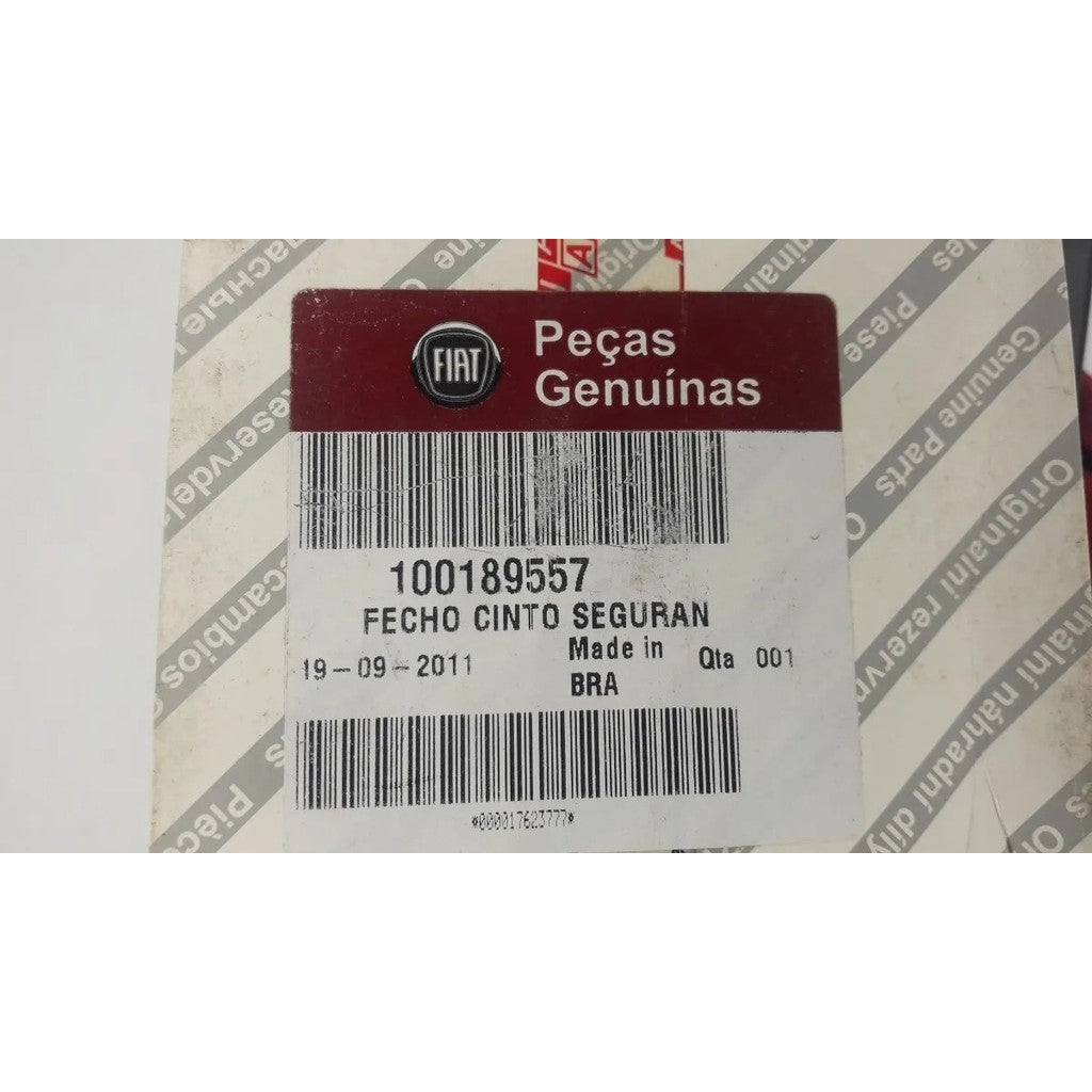 Fecho Cinto de Segurança Central Fiat Punto 2008 a 2017 Original 100189557