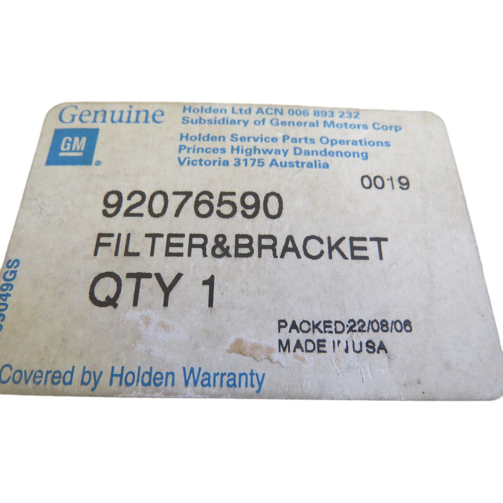 Filtro de Combustível Omega Australiano 99/04 Original Gm 92076590