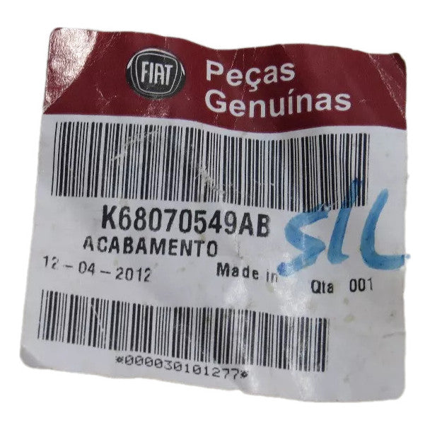 Acabamento Cromado Porta Dianteira Lado Esquerdo Fiat 500 2010 a 2018 Original K68070549AB