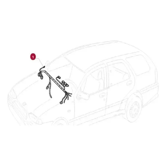 Chicote Central Painel – Fiat Palio, Strada