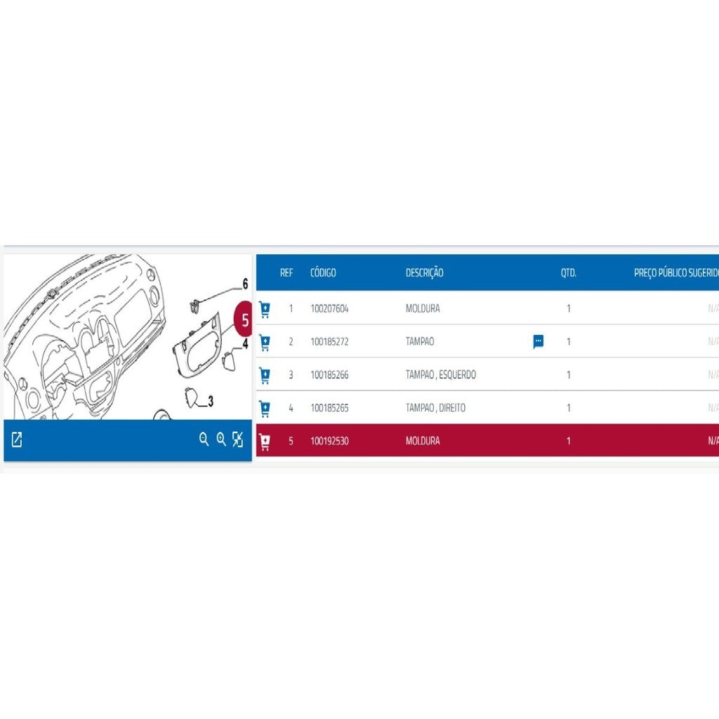 Moldura Painel de Instrumentos Uno Fiorino Original Fiat 100192530
