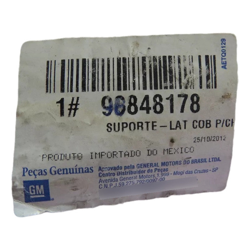 Suporte Lateral Parachoque Dianteiro Lado Esquerdo GM Captiva 2008 a 2017 Original 96848178