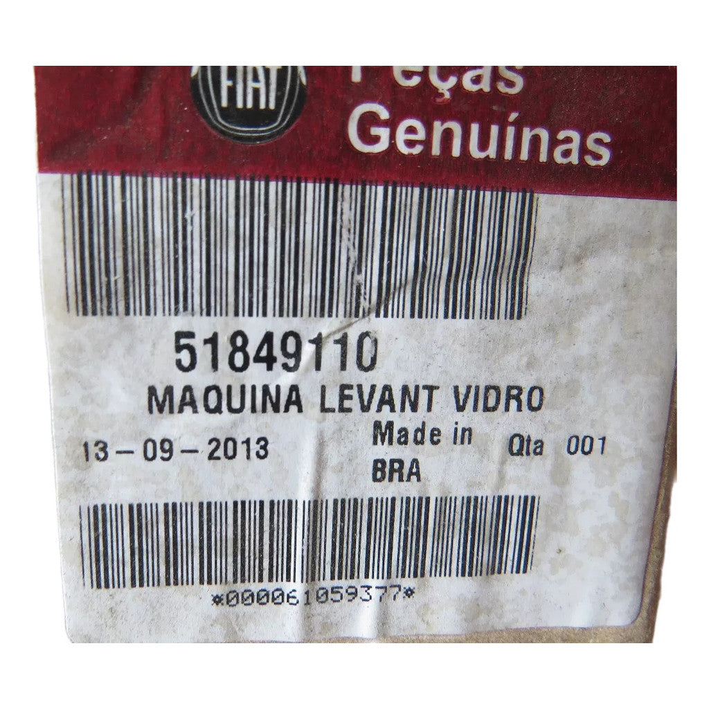 Maquina de Vidro Traseira Lado Esquerdo – Fiat Grand Siena, Palio, Siena