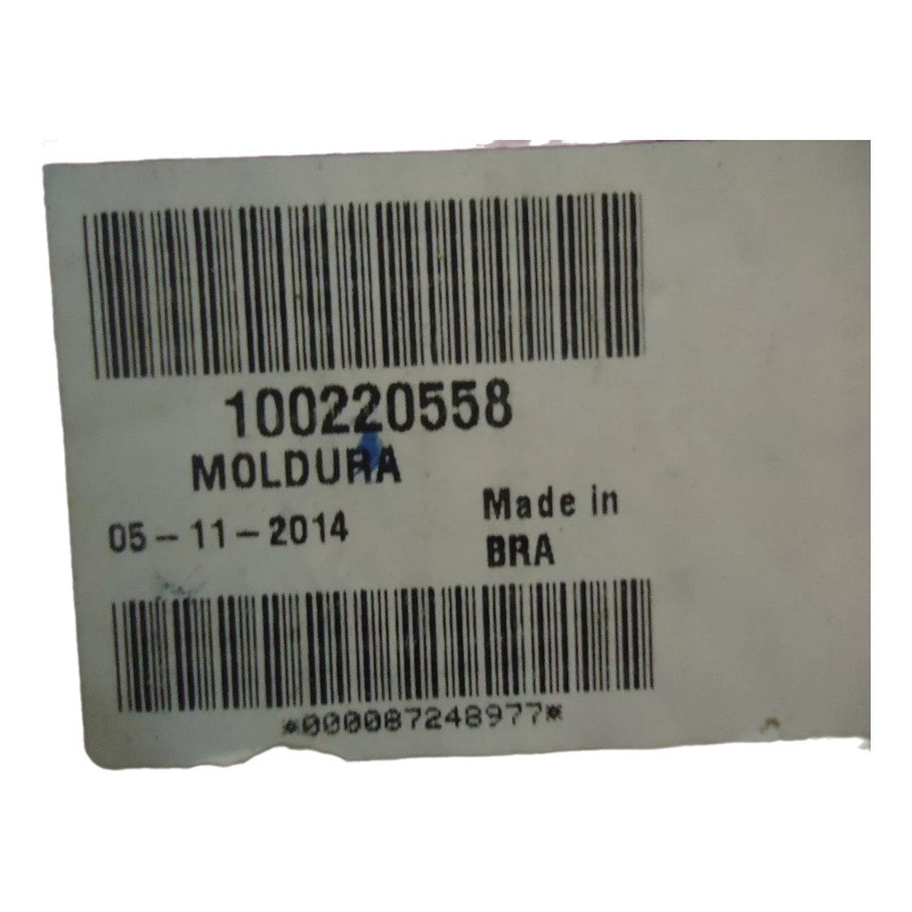 Moldura Acabamento Interno do Teto Fiat Uno 2015 a 2021 Original 100220558