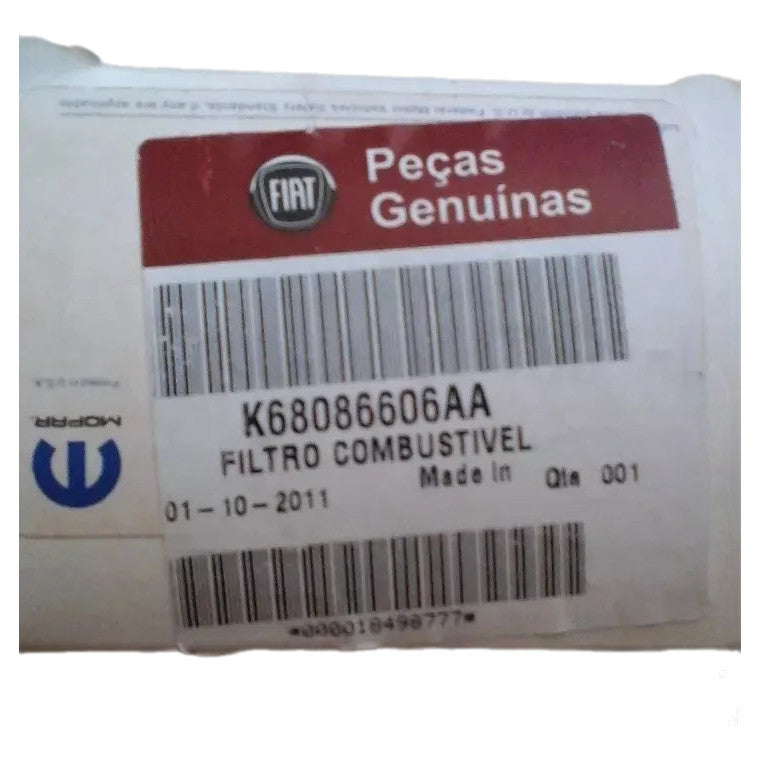 Filtro de Combustível Fiat 500 Argo Cronos Idea Palio Original K68086606AA