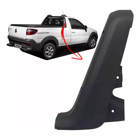 Friso Moldura Coluna Traseira Direita Fiat Strada 2013 a 2020 Original 100208687