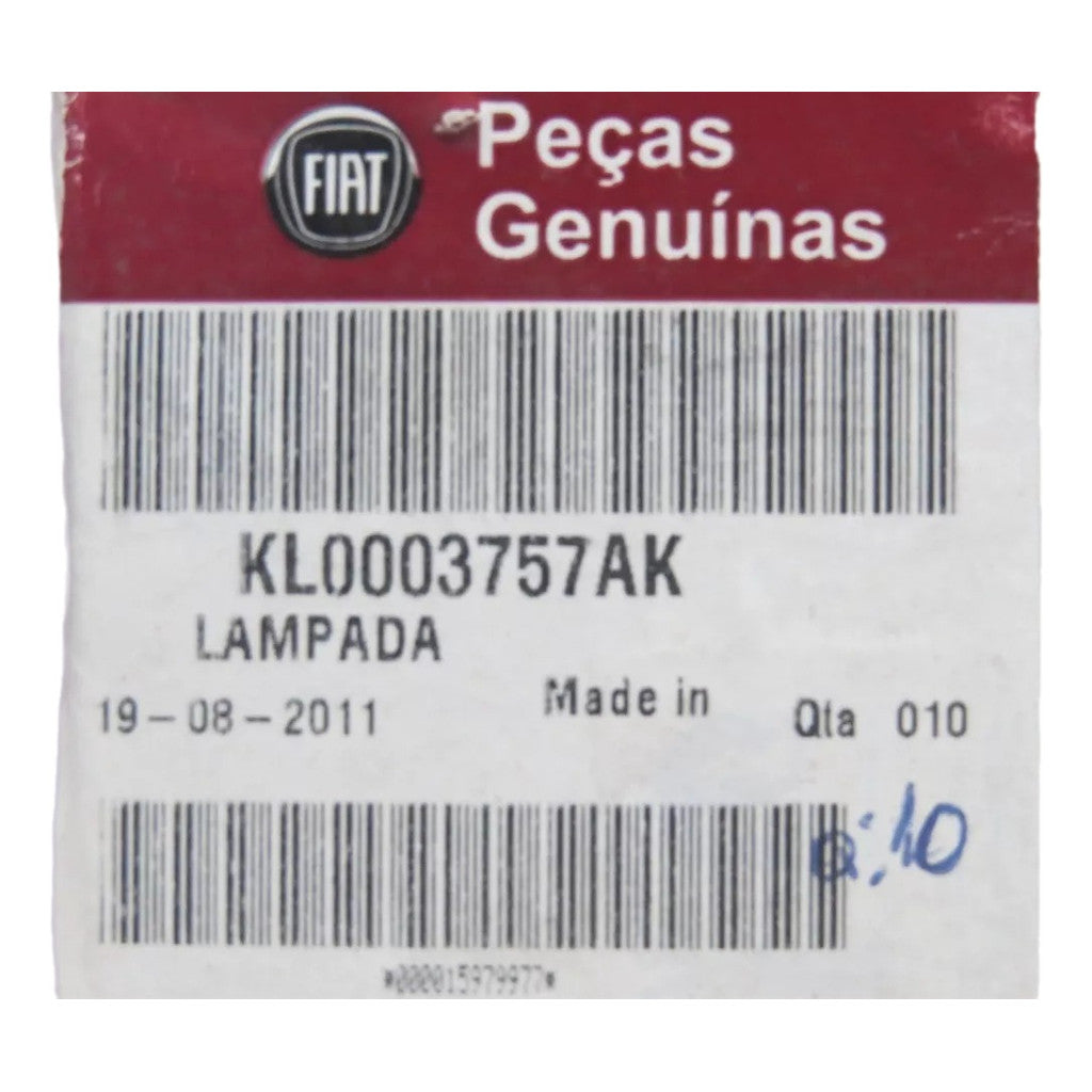 Lampada Farol Freemont 2012 a 2016 Original Fiat KL0003757AK
