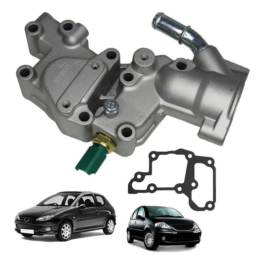 Carcaca da Valv Termostatica Peugeot 206 Motor 1.4 8v 2008