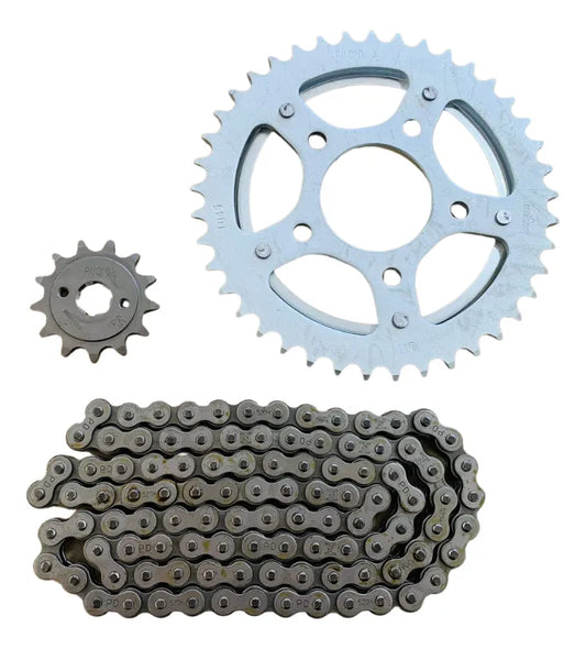 Kit Transmissão Relação Cbx 200 Strada 1995 A 2003 Original Honda
