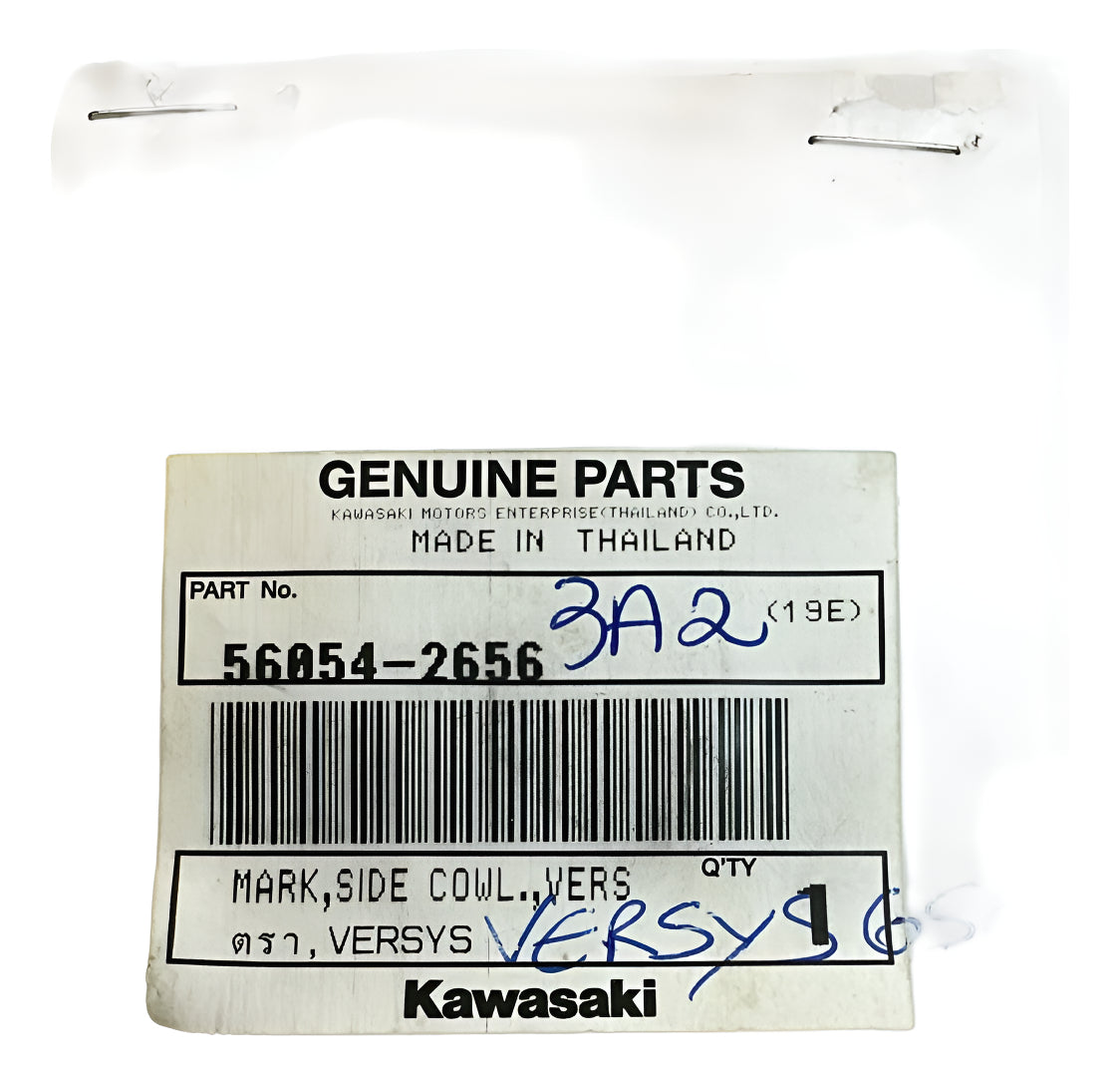 Adesivo Emblema Aba Tanque Versys 650 2019 2020 Original Kawasaki 56054-2656