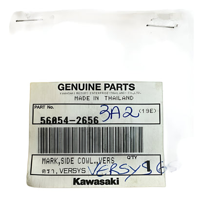 Adesivo Emblema Aba Tanque Versys 650 2019 2020 Original Kawasaki 56054-2656