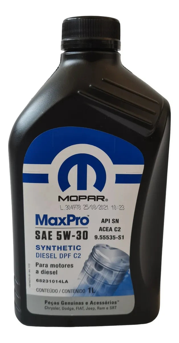 Óleo Mopar Maxpro Sae Dpf C2 5w-30 1l Full