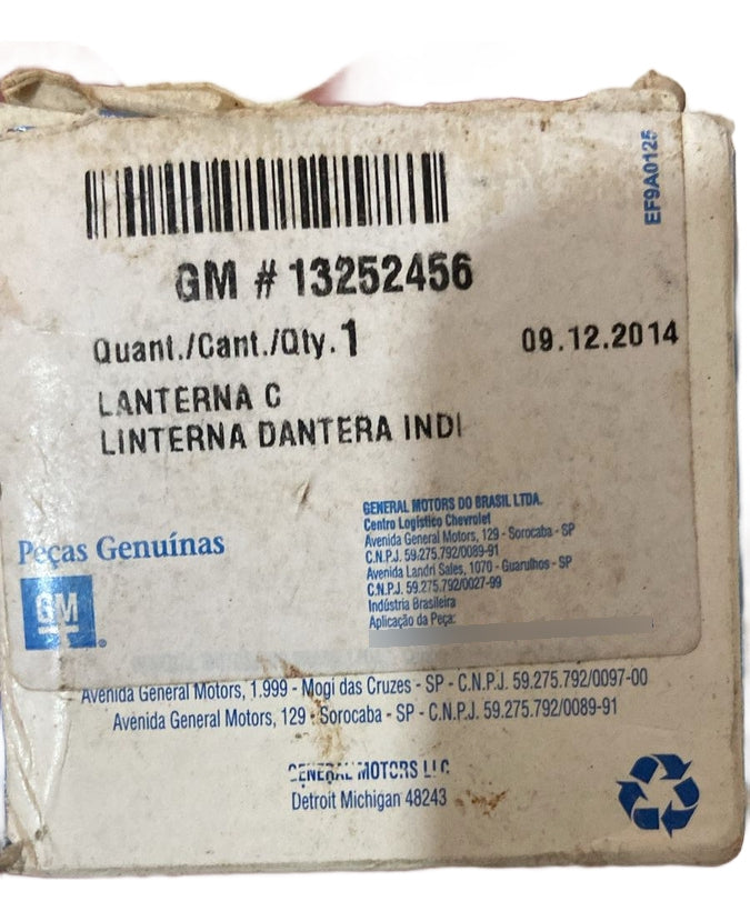 Lanterna Pisca Paralama Direito Cobalt 12/16 Vectra 06/12 Original 13252456