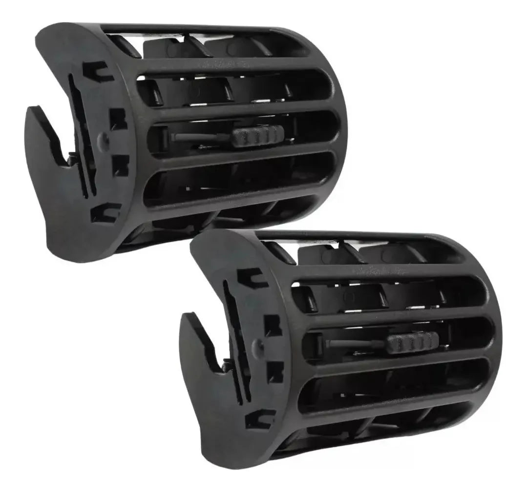 Jogo Difusores De Ar Preto Renault Clio 2001 A 2016 Kit