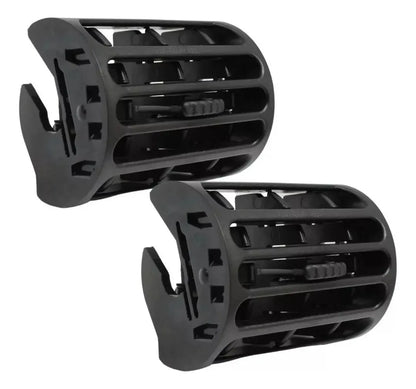 Jogo Difusores De Ar Preto Renault Clio 2001 A 2016 Kit