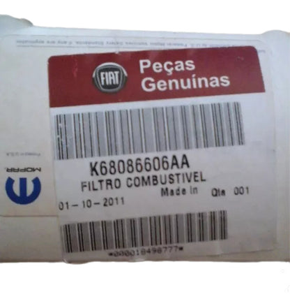 Filtro De Combustível Fiat 500 Argo Cronos Idea Palio Original K68086606AA