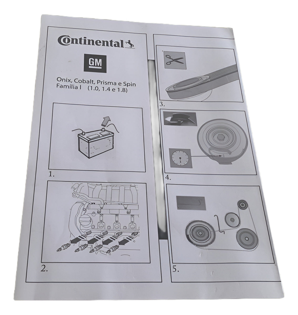 Correia do Alternador Prisma Cobalt Spin 2013/2020 Original GM 24586382
