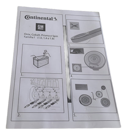 Correia do Alternador Prisma Cobalt Spin 2013/2020 Original GM 24586382