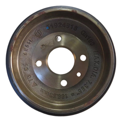 Tambor de Freio Traseiro Fiat Mobi Uno 2017/2022 Original Fiat 51924918