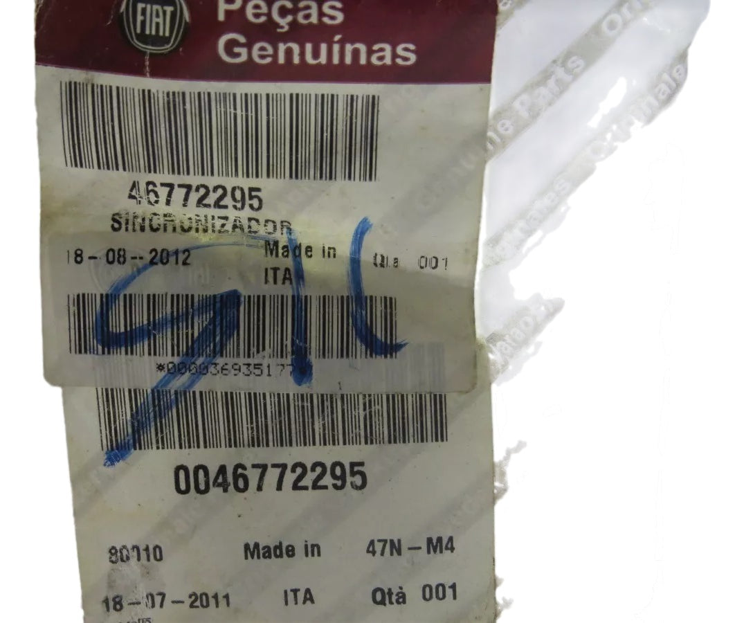 Anel Sincronizador Grand Siena Palio Uno Doblo 500 Original Fiat 46772295