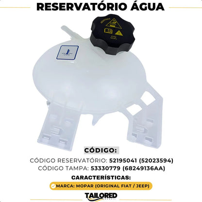 Reservatório Água Fiat Toro Jeep Renegade Compass Original